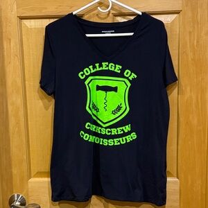 Amazon Essentials Dark Blue Tee college of corkscrew connoisseurs size XL